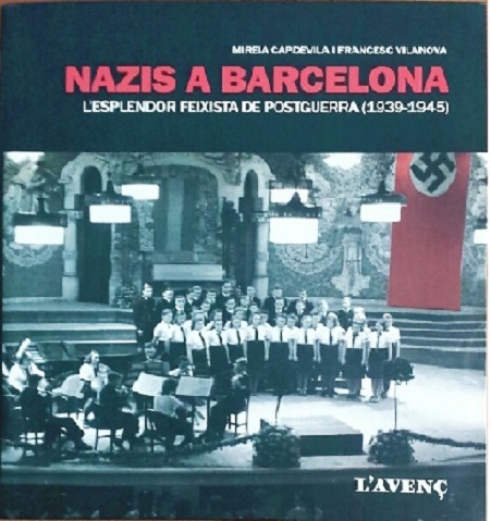 Portada del llibre "Nazis a Barcelona"