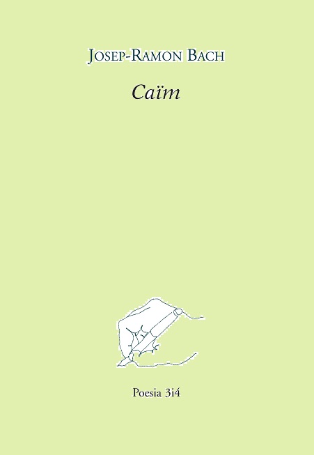 Portada del poemari de Josep Ramon Bach, Caïm