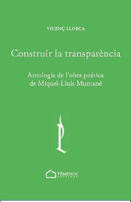 Portada de l'antologia / Portada de la antología «Construir la transparència»