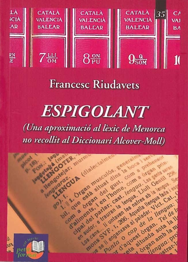 Portada del llibre «Espigolant», de Francesc Riudavets