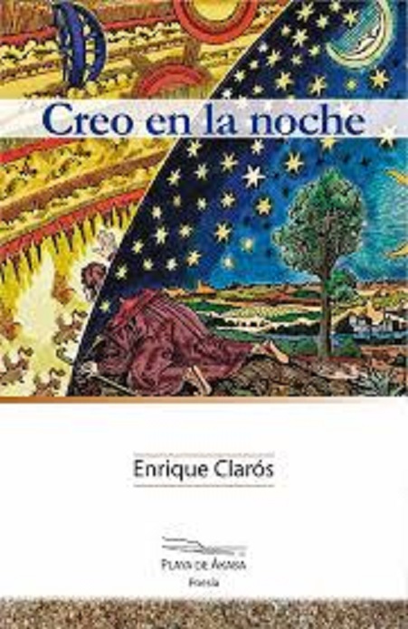 Portada del poemario "Creo en la noche", de Enrique Clarós