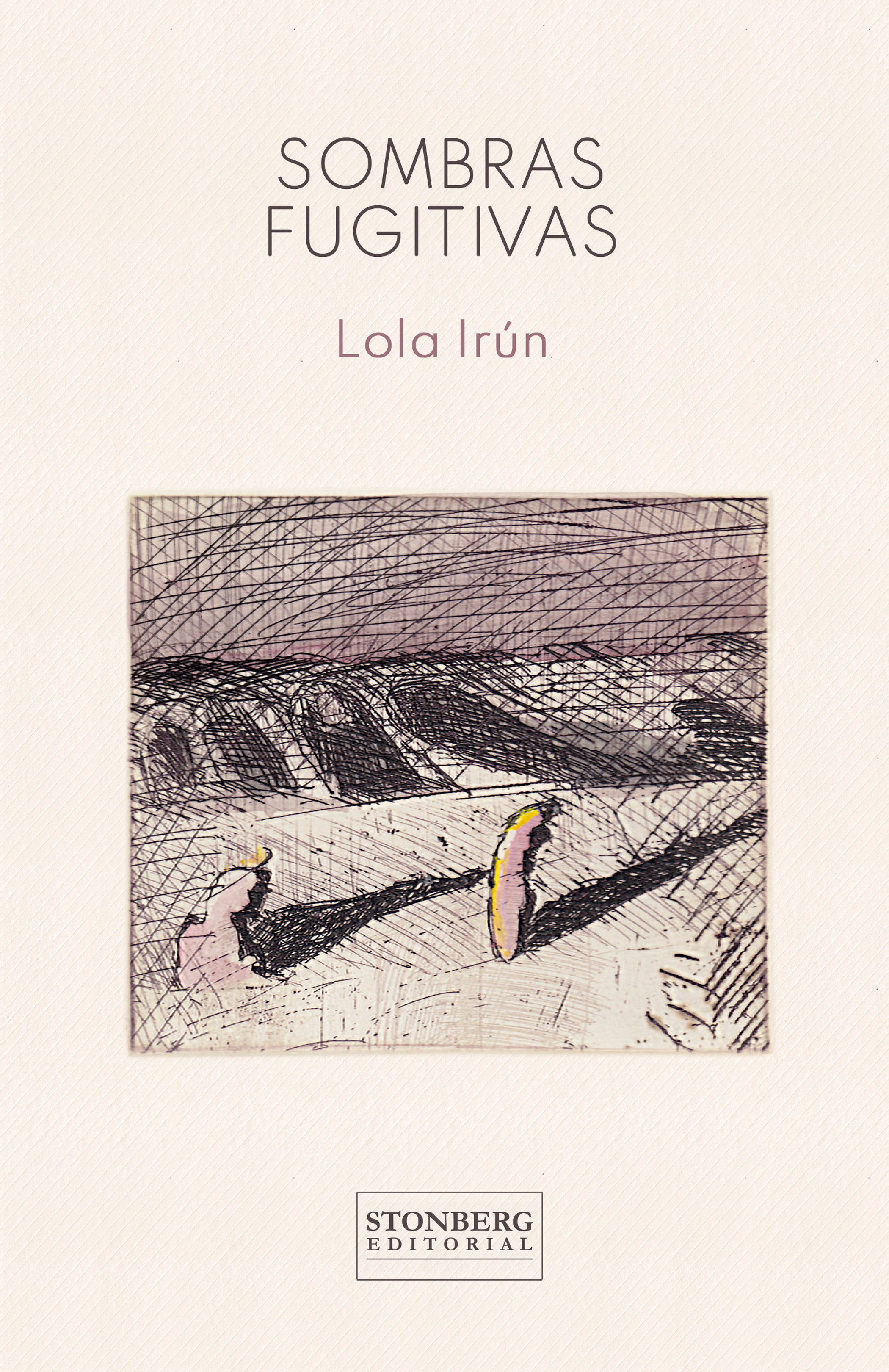 Cubierta del libro de poemas de la poeta y filóloga Lola Irún, «Sombras fugitivas»