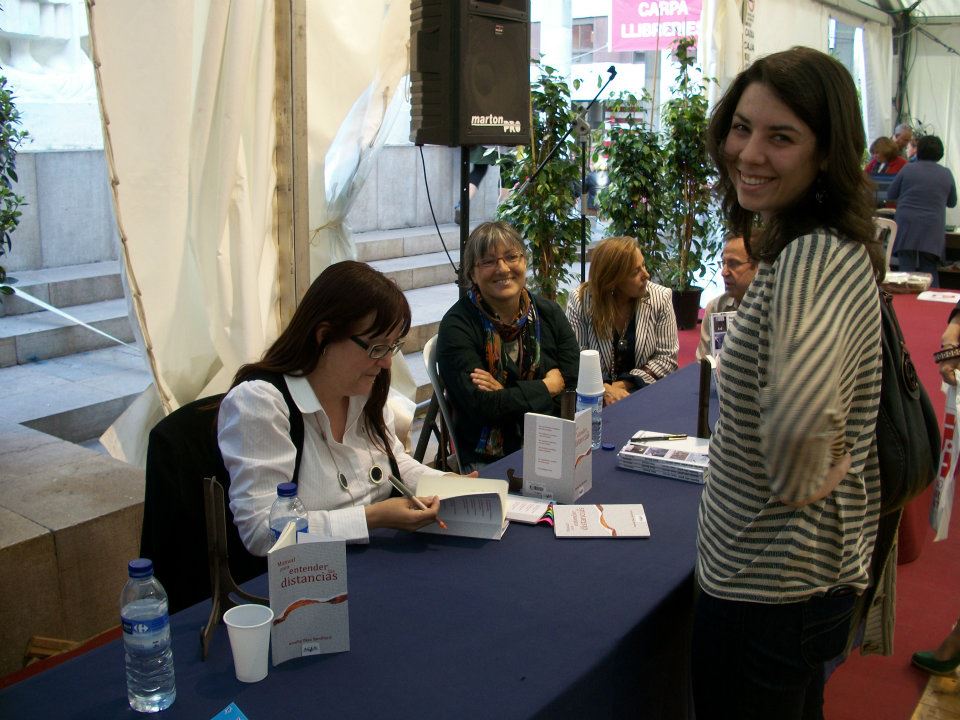 Anna Rossell en la Feria del Libro de Castellón (España, 2012)