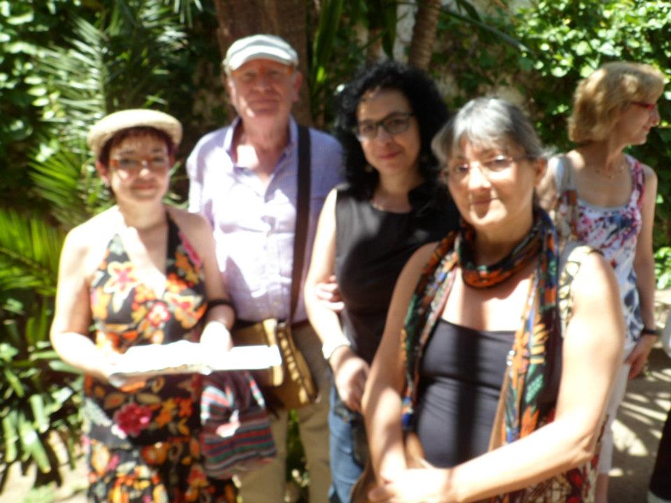 De izquierda a derecha: Cèlia Sánchez-Mústich, Felipe Sérvulo, Pura Salceda y Anna Rossell. Semana de Poesía de Sitges 2012